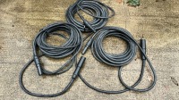3x reels of .1 cable (circa 10m each reel) singles - 2