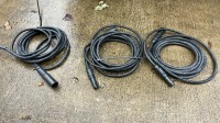 3x reels of 0.1 cable (circa 5m each reel) singles - 2