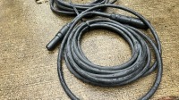 3x reels of 0.1 cable (circa 5m each reel) singles - 3