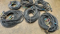 Bundle of 3 phase 0.1 cable - reels various length 10 -20m? - 2