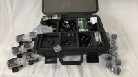 Kit of 6x GoPro with Underwater Housings and accessories in Black carry case (incomplete)