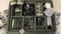 Kit of 6x GoPro with Underwater Housings and accessories in Black carry case (incomplete) - 2