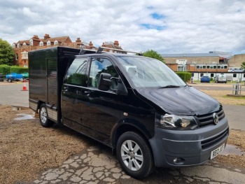 2012 VW Transporter Crew-Cab (6 seats) plus secure box