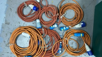 6x assorted 16amp fly leads