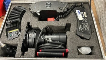 Sachtler SUNGUN reporter kit with 1x Head 200wMSR, Ballast, battery pack, charger, accessories