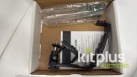 MXL mobile media kit including a shotgun mic, bracket, mobile phone holder, 3.5mm audio cable and a ball head - 4