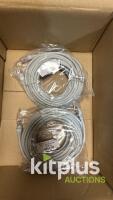 Misc. RJ 45 patch cords. Various lengths - 8