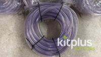 19mm PVC Thick walled tubing clear 4 x 15m - 2