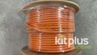 Flexible PVC Mains cable. Orange, 3183Y 0.75mm2. 400m - 2