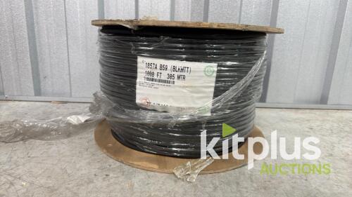 Belden Brilliance Super flex Triax, RG59, 22 AWG Belflex Jkt, Flexible 305m (1000ft)