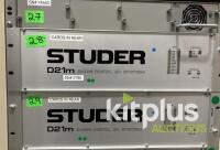 Studer & Allied Telesyn Professional Audio and Signal Processing Bundle: SDI, AES/EBU, MADI, and DSP Cards, ON AIR 3000 Core Power Supplies, SCORE LIVE Digital Processor, and Distribution Boxes - 4