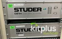 Studer & Allied Telesyn Professional Audio and Signal Processing Bundle: SDI, AES/EBU, MADI, and DSP Cards, ON AIR 3000 Core Power Supplies, SCORE LIVE Digital Processor, and Distribution Boxes - 5