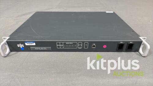 EVS XHub3 Broadcast Video Hub/Router, 12 Outputs, Serial H300500