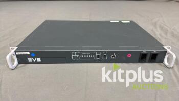 EVS XHub3 Broadcast Video Router, 8 Inputs/Outputs, BNC, SN: H301209