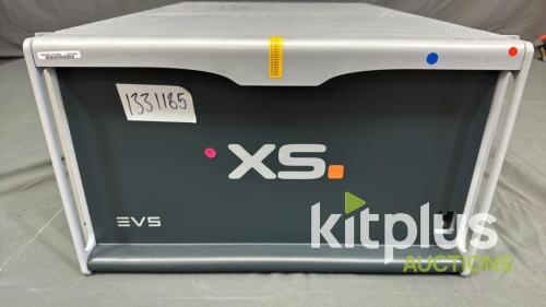 EVS XS Video Production Server, Multiple Video/Audio Inputs, Dual Power, SN A144470