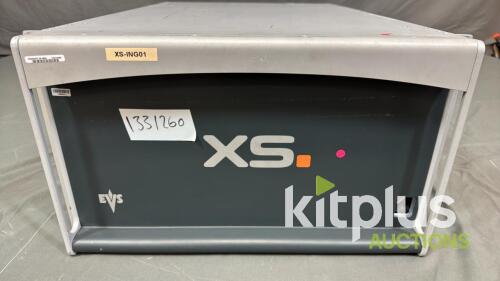 EVS XS Video Server, Model XS, Serial A125110, 115-240V, Made in Belgium