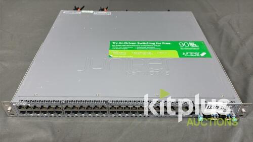 Juniper Networks EX4300-48T Network Switch, 48 Ports, SN: PE3721010271