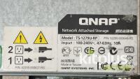 QNAP TS-1279U-RP NAS, 12 Bays, Redundant Power, 4x USB, 4x Ethernet - 3