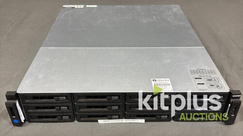 QNAP TS-1279U-RP NAS, 12 Bays, Intel i3, Redundant PSU, Multiple Ethernet Ports