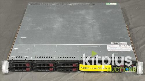 Supermicro SYS-1028R-WTR Rackmount Server, Dual Power Supply, Intel Xeon Support