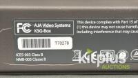 AJA Video Systems K3G-Box Video Interface Device, Serial T70278 - 3