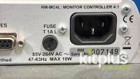 Sonifex RM-MC4L Monitor Controller, 1U Rackmount, Serial No. 007149 - 3