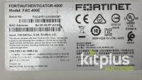 Fortinet FortiAuthenticator-400E Qty 1 and Fortigate 800C Qty 2 Network Security Appliances.