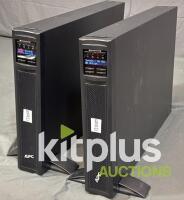 APC SRT5KRMXLI UPS, 5000VA/4500W, 220-240V Input/Output, 8 Outlets. Qty 2 - 4