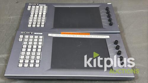 Sony MKS-8011A Broadcast Monitor Control Panel. Qty 2.