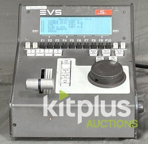 EVS Remote Control Unit RCU-XT, Serial R141800, LCD Display Serial R141800