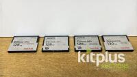 Job Lot of SanDisk Exreme Pro CFast Card Media - 2