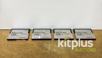 Job Lot of SanDisk Exreme Pro CFast Card Media - 4