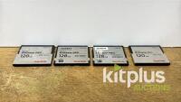 Job Lot of SanDisk Exreme Pro CFast Card Media - 5