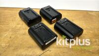 Job Lot of Canon Batteries,Chargers & Mains adaptor - 6