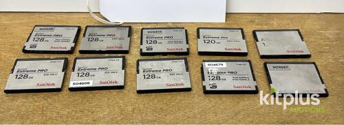 Job Lot of SanDisk Exreme Pro CFast Card Media