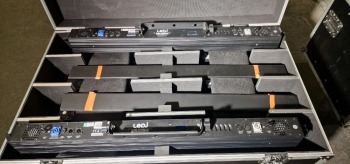 Qty 10 x Pixelstorm MK2 LED Battens in flight case