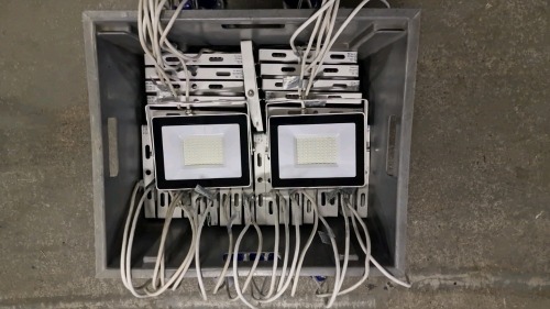 Qty 30 Enlite 50w LED slimline white floods