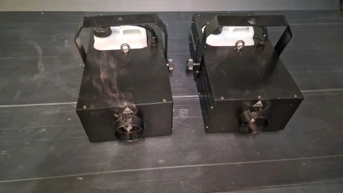 Qty 2 Chauvet Hurricane 2000 smoke machine