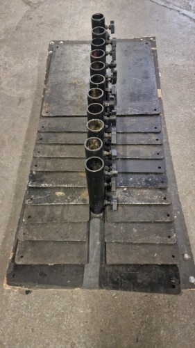 11 x Black Doughty Tank Traps