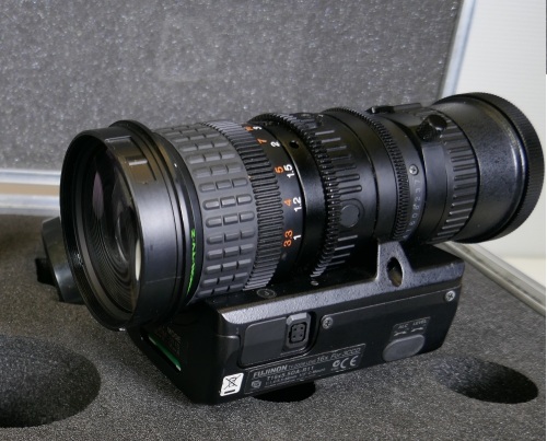 Fujinon T16 x5.5 lens