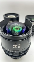 Sigma Cine High Speed Prime lens Kit - 14mm T2.0, 20mm T1.5, 24mm T1.5, 50mm T1.5, 85mmT1.5, 105mm, T2.0 135mm in metal flight case - 4