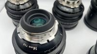 Sigma Cine High Speed Prime lens Kit - 14mm T2.0, 20mm T1.5, 24mm T1.5, 50mm T1.5, 85mmT1.5, 105mm, T2.0 135mm in metal flight case - 13