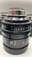 Sigma Cine High Speed Prime lens Kit - 14mm T2.0, 20mm T1.5, 24mm T1.5, 50mm T1.5, 85mmT1.5, 105mm, T2.0 135mm in metal flight case - 18