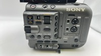 Sony FX6 camera body with top handle & side grip, monitor, monitor mount and viewfinder attachment. - No case. No Battery - 2