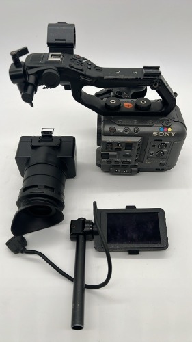 Sony FX6 camera body with top handle & side grip
