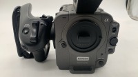 Sony FX6 camera body with top handle & side grip, monitor, monitor mount and viewfinder attachment. - NO case. No Battery - 6