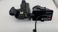 Sony FX6 camera body with top handle & side grip, monitor, monitor mount and viewfinder attachment. - NO case. No Battery - 7