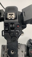 Sony FX6 camera body with top handle & side grip, monitor, monitor mount and viewfinder attachment. - NO case. No Battery - 11