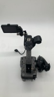 Sony FX6 camera body with top handle & side grip, monitor, monitor mount. - NO case. No Battery