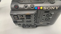 Sony FX6 camera body with top handle & side grip, monitor, monitor mount. - NO case. No Battery - 3